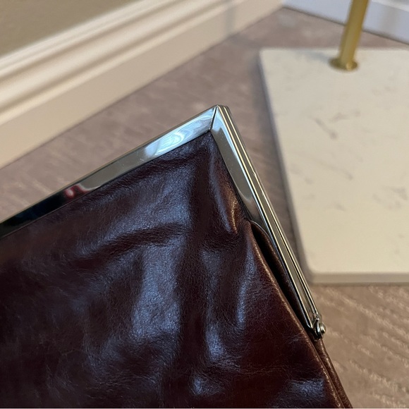 HOBO Brown Leather Clutch - Picture 3 of 11